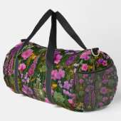 Lavendelwiese Botanischer Druck Duffle Bag (Rechte Ecke)