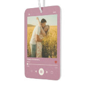 Lavender 25th Anniversary Photo Music Player Autolufterfrischer (Links)