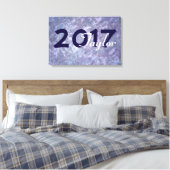 Lavender Abschluss | Chic Lila Lilac Spritzer Leinwanddruck (Insitu (Schlafzimmer))