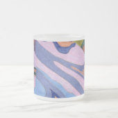 "Lavender" Abstrakte Kunst Mattglastasse (Mittel)
