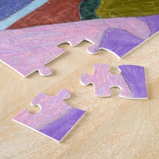 "Lavender" Abstrakte Kunst Puzzle (Seite)