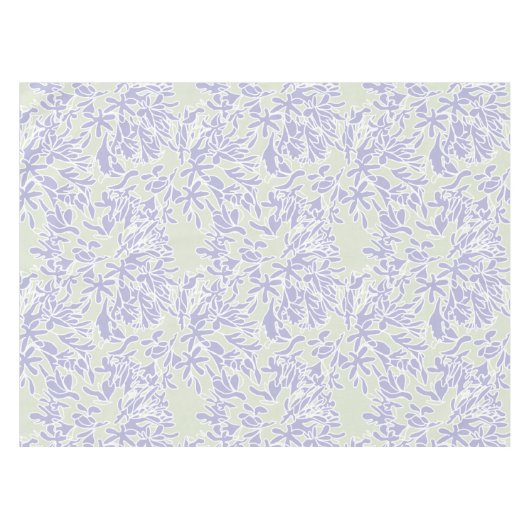 Lavender Agapanthus Flower Sage Green Tischdecke (Vorderseite (Horizontal))