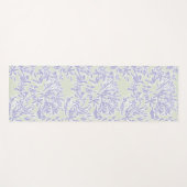 Lavender Agapanthus Flower Sage Green Yogamatte (Vorderseite (Horizontal))