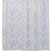 Lavender Agapanthus FlowerShower Curtain Duschvorhang (Vorderseite)