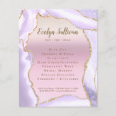 Lavender Agate Imitats Pearlescent Foil Flyer (Vorne)