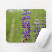 Lavender Alaskan Lupines Mousepad (Mit Mouse)