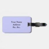 Lavender and Baby Blue Hearts - Raute Muster Gepäckanhänger (Rückseite horizontal)