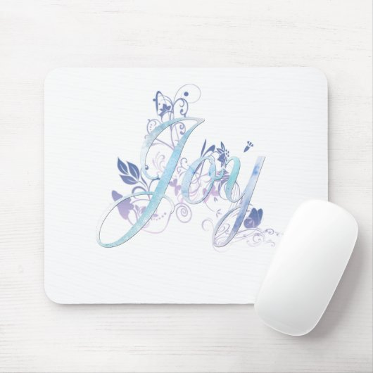 Lavender and Blue Joy Mousepad (Mit Mouse)