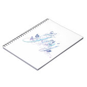 Lavender and Blue Joy Notizblock (Linke Seite)