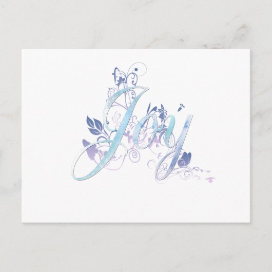 Lavender and Blue Joy Postkarte (Vorderseite)