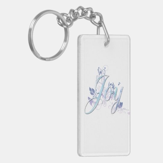 Lavender and Blue Joy Schlüsselanhänger (Vorderseite links)