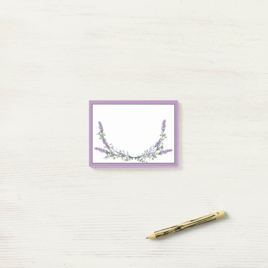 Lavender and Eucalyptus Post-it Notes Klebezettel (Auf Schreibtisch)