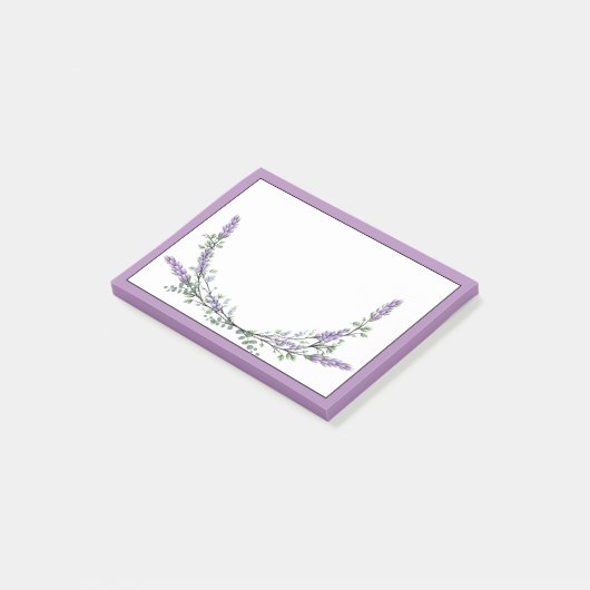 Lavender and Eucalyptus Post-it Notes Klebezettel (angewinkelt)