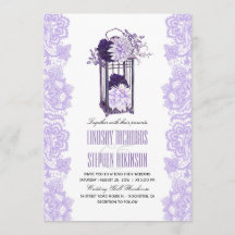 Lavender and Purple Flowers Lantern Wedding