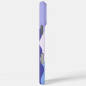 Lavender and sky blue patterns AI art  Case-Mate iPhone Hülle (Rückseite / Rechts)