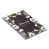 Lavender Anemone Blooms Personalisiertes Notebook Notizblock (Rechte Seite)