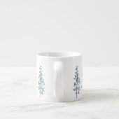 Lavender Aquarelle Blume Tasse (Rückseite)