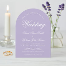 Lavender Arch Einfaches Lila Skript