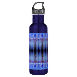 Lavender Art Deco Recoleta Ikat Edelstahlflasche