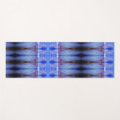 Lavender Art Deco Recoleta Ikat Yogamatte (Vorderseite (Horizontal))