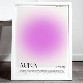 Lavender Aura Poster