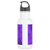 Lavender Awareness Ribbon mit Flügeln Trinkflasche (Rückseite)