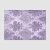 Lavender Baroque Scroll  Seidenpapier (Vorderseite)
