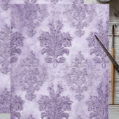 Lavender Baroque Scroll  Seidenpapier
