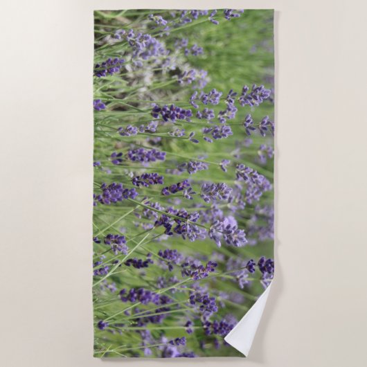 Lavender Beach Towel Strandtuch (Vorderseite)