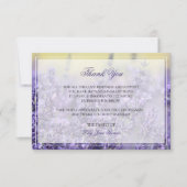 Lavender Beerdigung Dankeschön Karte | Memorial Ca (Vorderseite)