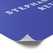 Lavender bejubelt 55 Jahre Party-Sign Poster (Ecke)