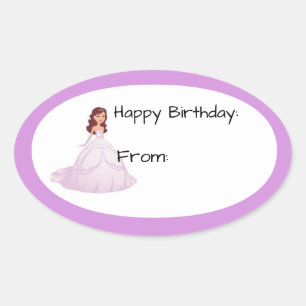 Lavender Birthday Girl - Aufkleber