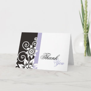 Lavender & Black Unique Vielen Dank an Ihre Karten