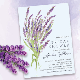 Lavender Bliss Bridal Dusche Einladung