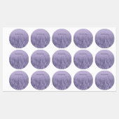Lavender Bliss Wedding Bachelorette Etiketten (Blatt)