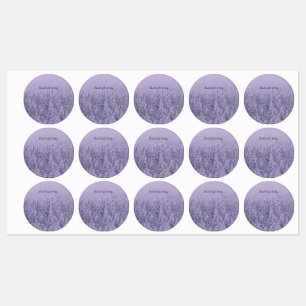 Lavender Bliss Wedding Bachelorette Etiketten