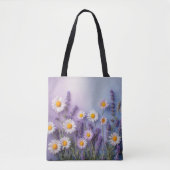 Lavender Bloom & Daisy Delight Bag Tasche (Vorderseite)