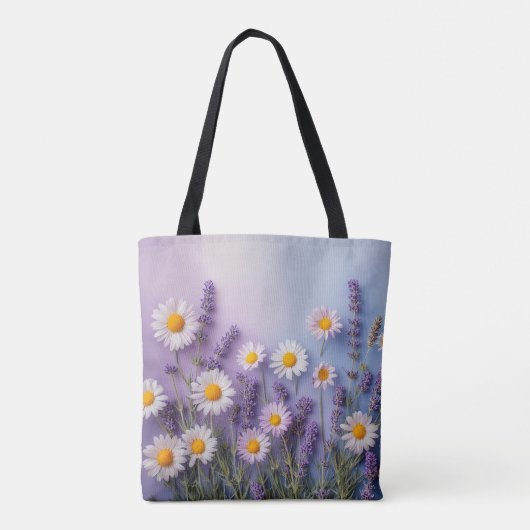 Lavender Bloom & Daisy Delight Bag Tasche (Rückseite)