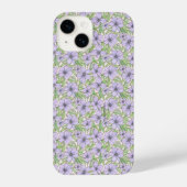 Lavender Bloom Floral iPhone Hülle (Rückseite)