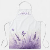 Lavender Bloom Grandma Schürze (Vorderseite)
