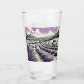 Lavender Bloom Serenity Mug Glas (Rückseite)