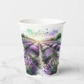 Lavender Bloom Serenity Mug Pappbecher (Vorderseite)