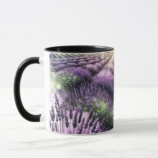 Lavender Bloom Serenity Mug  Tasse (Links)