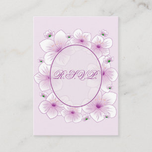 Lavender Blossom Blume Romantische UAWG Minicard Begleitkarte