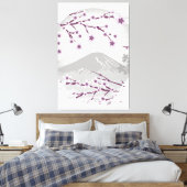 Lavender Blossom Leinwanddruck (Insitu (Schlafzimmer))