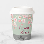 Lavender Blossom Pappbecher (Rückseite)