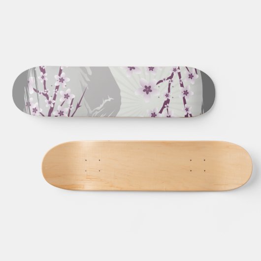 Lavender Blossom Skateboard (Horizontal)