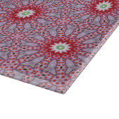 Lavender Blossom Tile Pattern Schneidebrett (Ecke)