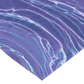 Lavender Blue Abstrakt Waves Muster Kurzer Tischläufer (Ecke)