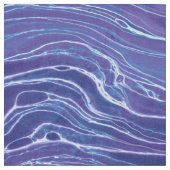 Lavender Blue Abstrakt Waves Muster Stoff (Nahaufnahme)
